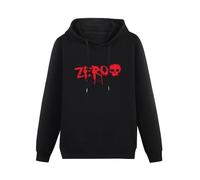 QURUMBAGH Zero Skateboards Logo Mens Hoodies Pullover Hoody Black Sweatershirt XXL