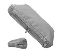 Qurygin Bolsas de compresión de Viaje, Organizador de Almacenamiento de Ropa, Impermeable, Ahorro de Espacio, Bolsa de Doble Cara para Viajes, mudanzas, Equipaje, Ropa, Viajes y cruceros, Gris Claro