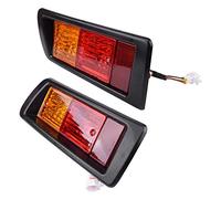 Qusedwey 1 Par de Luces Antiniebla Traseras para Parachoques Trasero 81550-60440 81550-60520 Apto para Land Cruiser Prado FJ90 / 95 1996-2002