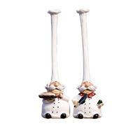 Qusedwey 1 Par de Sombrero de Copa Retro Aldea Decoracion de plastico de Cocinero Decoracion de casa Restaurante Cocina Cafe