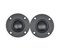 Qusedwey 2 Unidades de Altavoz de Agudos de CúPula Blanda con PelíCula de Seda Negra de 6Ω y 30 W