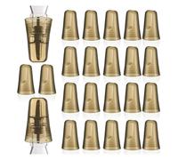 Qusedwey 24 Tapones para de Licor, Tapas Universales para Dispensadores de Licor, Tapas de Goma Antipolvo para Boquillas.