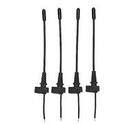 Qusedwey 4 Piezas Antena de micrófono Adecuada para EW100G2/100G3 micrófono inalámbrico reparación de Bodypack reemplazo de Pieza de micrófono