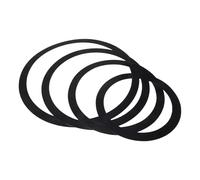 Qusedwey 4 Piezas de PercusióN Silent Off Pads Drum Kit Mute Practice Snare Pad Amortiguadores Accesorios