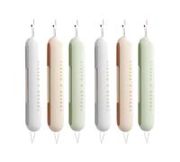 Qusedwey 6 Piezas Destripador de Costuras, Enhebrador de Agujas 2 en 1 Destripador de Costuras Herramienta para Enhebrar y Quitar Costuras Enhebradores de Agujas