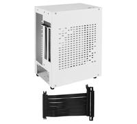 Qusedwey A07 Mini ITX Carcasa para Computadora Chasis HTPC Carcasa de Host Carcasa USB3.0 ITX con Cable de ExtensióN para Tarjeta GráFica (C)