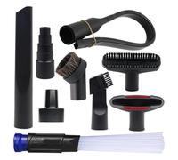 Qusedwey Accesorios para Accesorios de Aspiradora DoméStica: Adaptador de Manguera de Aspiradora de 2 1/2 Pulgadas a 1 1/4 Pulgadas, Herramienta para Rincones Flexible