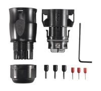 Qusedwey Conector Solar Fotovoltaico A Prueba de Agua IP68 4000V 40A para Solar Fotovoltaico Panel Kit de ProteccióN Paralela LY01-Hembra