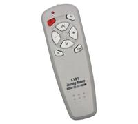 Qusedwey Control Remoto Universal de Aprendizaje por Infrarrojos con 8 Teclas Grandes para TV, CD, DVD y Ventilador.