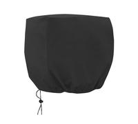 Qusedwey Cubierta Protectora para Motor Fueraborda Recubierta de Plata 420D, Media Cubierta Impermeable y A Prueba de Polvo, XL: 50-115HP