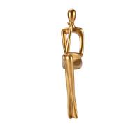 Qusedwey Estatua de Pensador Figura Abstracta Escultura PequeñOs Adornos Estatua de Resina Estatua Abstracta de para el Hogar DecoracióN de Oficina C