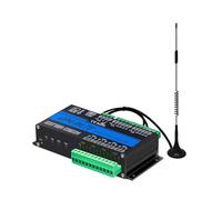 Qusedwey GP4-WLTE Smart 4G Global gsm SMS App Controlador RS485 Control Web 4 CH 4-20Ma Entradas Analógicas 10A Salidas de Relé, Enchufe UE