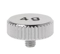 Qusedwey Headshell 4G Shell Weight Turntable Metal Piezas de Instrumentos EléCtricos para SL1200 SL1210 MK2 3 5 M5G Stylus DJ,Plata