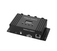 Qusedwey Interfaz de Controlador de Iluminación Ethernet ArtNet DMX512 para 4 Universos, 2048 Canales, LONGYING