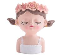 Qusedwey Kit de Maceta para Plantas Suculentas de Hadas PequeñAs con Orificio de Drenaje, Maceta para Cactus de Interior de 4 Pulgadas, Floreros Bonitos y úNicos, DecoracióN A