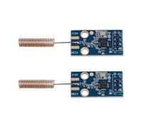 Qusedwey Módulo Transceptor Inalámbrico CC1101 de 2 Piezas, Placa de Transmisión de Distancia de 433 MHz.