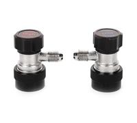 Qusedwey R134A A/C Compresor de CA R-134A Adaptador de Acoplador Rápido Manual Aire Acondicionado Conectores SAE 1/4 Accesorios