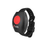 Qusedwey Reloj de Pulsera con Transmisor de Control Remoto por Radiofrecuencia, Tipo Reloj, Botón de Llamada, Control Remoto Inalámbrico, Botón de Emergencia SOS de 433 MHz