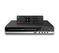 Qusedwey Reproductor de DVD 1080P Reproductor de DVD Doméstico Caja para TV Reproductor de DVD HD DVD229 Reproductor de CD-Discos Salida AV Puerto Mic Enchufe UE