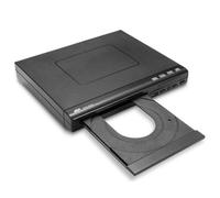 Qusedwey Reproductor de DVD de Escritorio 1080P para TV, Región, Salida AV, USB, Reproductores de Discos, Enchufe de la UE.