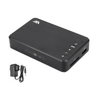 Qusedwey Reproductor Multimedia HD 1080P Reproductor de Vídeo 264 Salida AV/VGA Reproductor HDD USB para Radiodifusión/Publicidad Enchufe Europeo