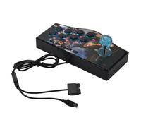 Qusedwey Retro Joystick de Usb Del Controlador de Juegos de Rocker para Ps2 / / Pc/Android Smart Tv Vibrador Incorporado Joystick de Ocho Direcciones (No.A)