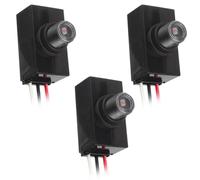 Qusedwey Sensor de Anochecer A Amanecer para Iluminación Exterior Interruptor Fotoeléctrico Fotocélula Sensor de Luz Poste Cableado Adecuado para Luz de Ojo