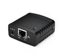 Qusedwey Servidor de Impresión USB 2.0 LRP Compartir una Red LAN Ethernet Impresoras Adaptador de Corriente HUB USB Servidor de Impresión de 100 Mbps Enchufe UE