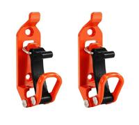 Qusedwey Soporte de Pala para Portaequipajes, Abrazaderas de Goma MetáLicas, Soportes de Montaje en Pared, Kit de LiberacióN RáPida, Accesorios para AutomóVil 2 Piezas