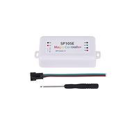 Qusedwey SP105E Controlador InaláMbrico Bluetooth APLICACIÓN WS2811 WS2812B WS2801 SK6812 APA102 Tira de LED Programable MóDulo de PíXeles Panel de Luz DC5V-24V para IOS/Android