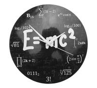Qusedwey TeoríA de la Relatividad FóRmula MatemáTica Reloj de Pared CientíFico FíSica Profesor Regalo Escuela Aula DecoracióN