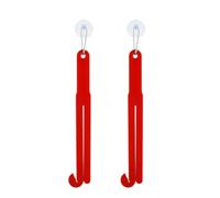 Qusinfc 2 abridores de paquetes de alimentos, cortador de bolsas ligeras con cadena y ventosa para el hogar, bolsas de cocina, herramienta de embalaje