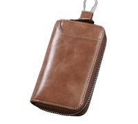 Qusinfc Contenedor moderno con interior espacioso que protege las llaves de daños con llavero, bolsas portátiles para bolso, regalo, cartera de viaje, a