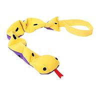 Qusinfc Dispensador de golosinas para perros, juguete interactivo que aumenta la masticación, linda alternativa a la serpiente tirón de la guerra, rompecabezas de comedero para perros