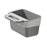 Qusinfc Durabilidad - Cubo de basura colgante de polipropileno para cocina, contenedor de basura montado en la pared debajo del fregadero, cesta de basura para uso doméstico montado en la pared