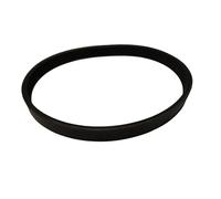 Qusinfc Duty 245J - Cinturón de goma negra para cinta de correr que garantiza una durabilidad a largo plazo, eficiente, 4 picos y 3 ranuras