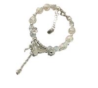 Qusinfc Elegante pulsera de aleación con diseños de mariposa para mujeres que buscan estilos únicos e inspirados en la naturaleza misteriosa, talla única, como se describe