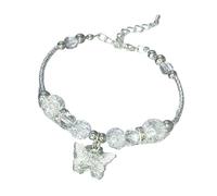 Qusinfc Elegante pulsera de aleación con diseños de mariposa para mujeres que buscan estilos únicos e inspirados en la naturaleza misteriosa, talla única, como se describe