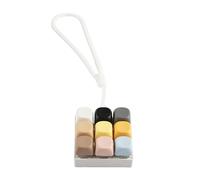 Qusinfc Llavero colorido con clics para teclado, juguete para aliviar el estrés, con 9 interruptores mecánicos, teclados mecánicos, accesorio