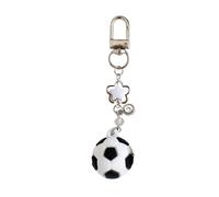 Qusinfc Llavero de estrella con cuentas inspirado en cómics, accesorio para mochila, regalo, llavero de estrella con cuentas, blanco, Talla única