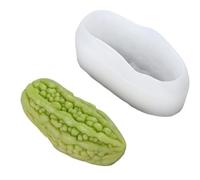 Qusinfc Molde de silicona 3D con forma de fruta para hacer jabón, pasteles, decoración del hogar, resina epoxi, equipo de manualidades
