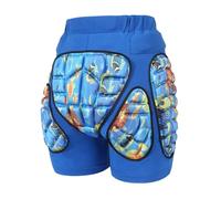 Qusinfc Pantalones cortos deportivos acolchados en 3D, almohadilla protectora de cadera para niños y adultos, hockey, esquí, nieve, tablero, patinaje, patinaje sobre ruedas