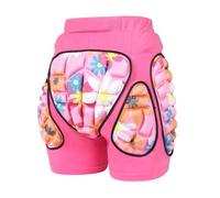 Qusinfc Pantalones cortos deportivos acolchados en 3D, almohadilla protectora de cadera para niños y adultos, hockey, esquí, nieve, tablero, patinaje, patinaje sobre ruedas