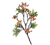 Qusinfc Planta artificial realista de arándanos de 62 cm de alto con bayas de simulación para el hogar, arreglos florales, recepción de hotel, sustratos de frutas