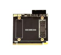 Qusinfc Tarjeta adaptadora profesional SXM2 a PCIe3.0 para GPU informática V100 P100 con diseño de refrigeración abierta