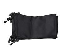 Qussedser 10 bolsas de tela para gafas de sol negras de 7.1 x 3.5, tela