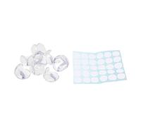 Qussedser 10 Pcs de Proteccion de borde de esquina para mesa Protector de silicona para bebes Cubierta de de proteccion de silicona