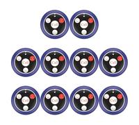 Qussedser 10 Piezas Botón de Llamada Buscapersonas Inalámbrico de Llamada de Camarero para Restaurante Hookah Bar Cafe Bar Servicio Al Cliente Azul