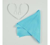 Qussedser 2 de Auriculares Orejas Pequeno Transparente - Clip Gancho para Auriculares Inalambrico Bluetooth Pieza de Repuesto