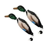 Qussedser 2 Piezas de Juguete Parachoques Simulado de Faisán para Entrenamiento de Perros Retriever de Caza, Entrenadores de Reconocimiento de Patos de Caza, Patos